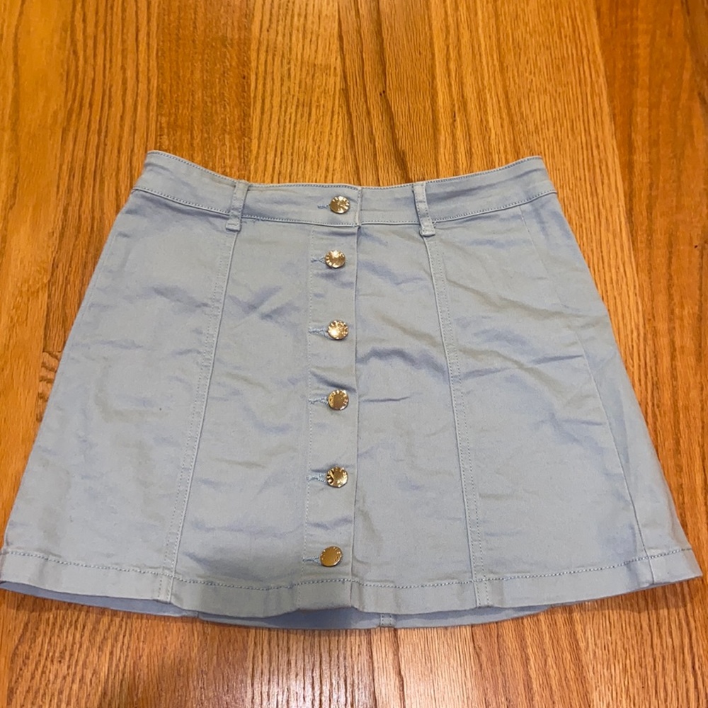 Blue skirt